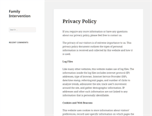 Tablet Screenshot of familyintervention.com